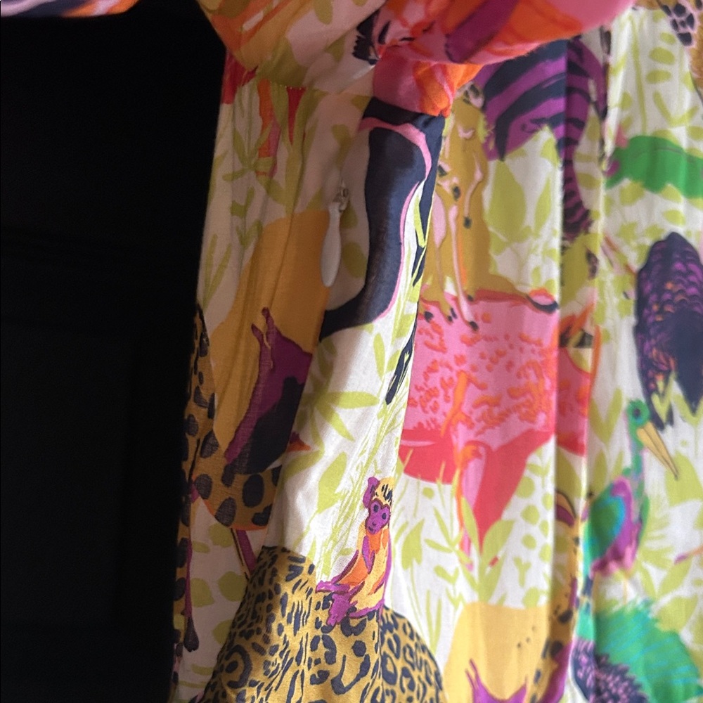 Jcrew Safari Print Dress XS - Picture 7 of 8